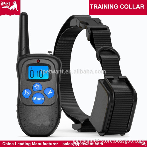 Best Quality and Patent Wireless PetTech Remote Pet Dog Training Collar Dog Shock Collar with 100Level Vibration and Shock